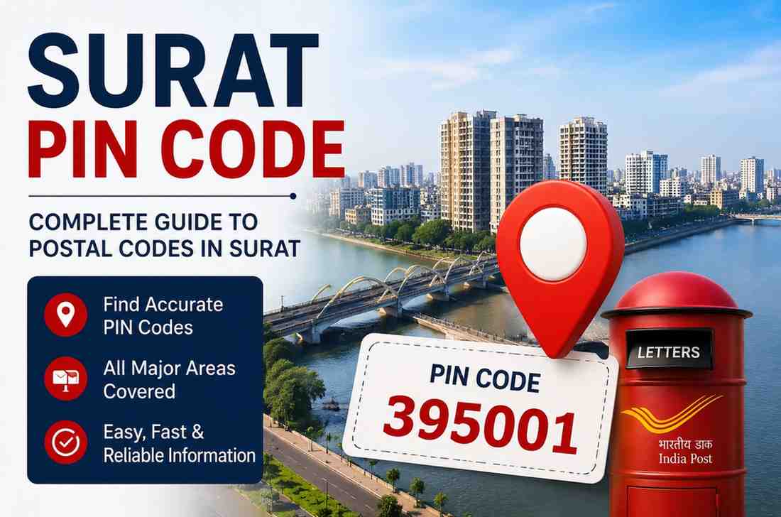 surat pin code